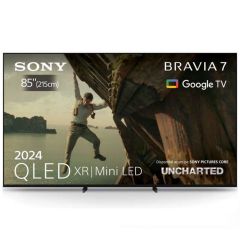 Телевизор SONY Bravia 7 K85XR70, 85" (215 см), QLED XR, Mini LED, 4K Ultra HD, Smart Google TV, (2024)