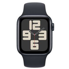 Смарт часовник Apple Watch SE2 v2 GPS, 44 мм, S/M, Aluminum, Midnight - MRE73QC/A