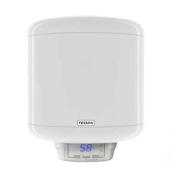 Бойлер TEDAN Digital Pro INOX 50 литра, вертикален, неръждаем, 3 kW