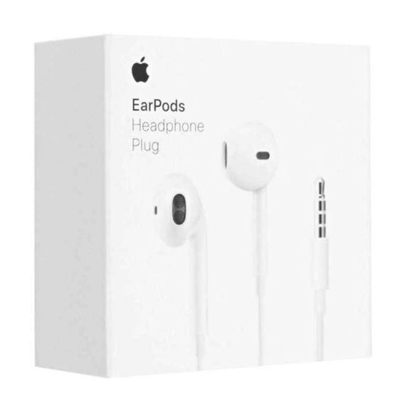 Слушалки Apple EarPods Headphone Plug 3.5mm, бял - MWU53ZM/A